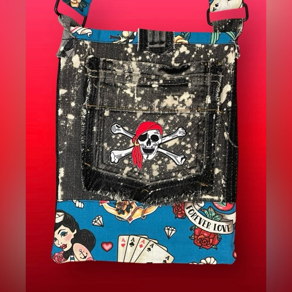 Handmade Jean Purse